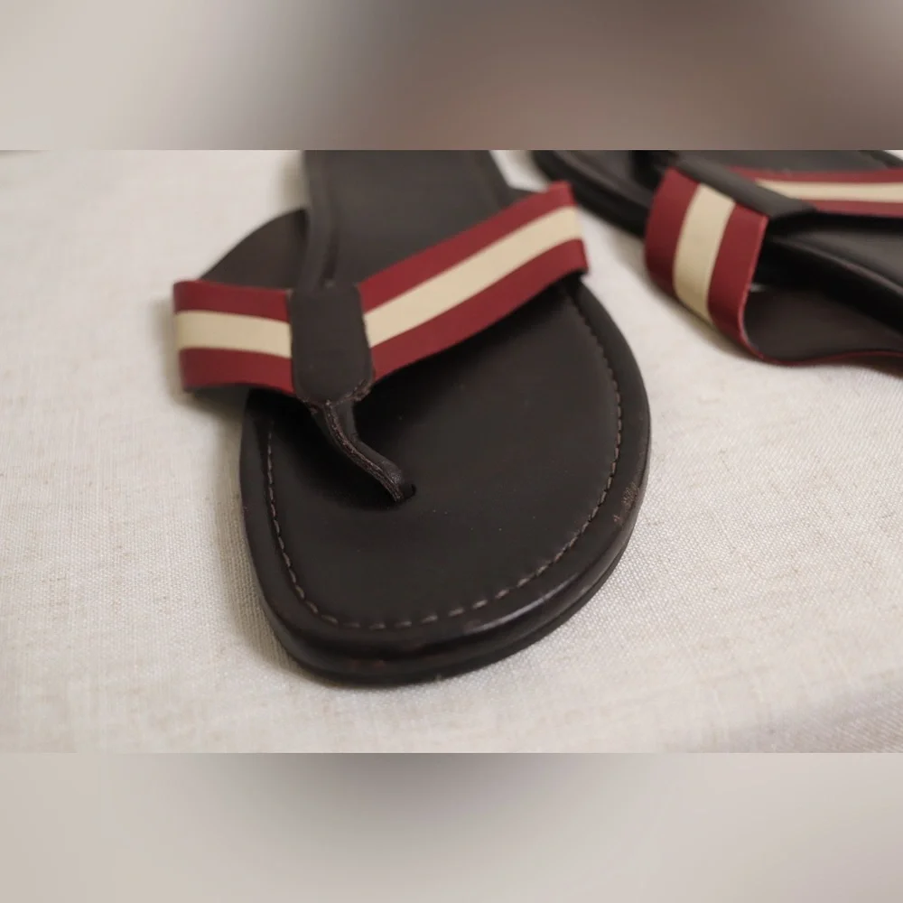 Bally Mens Flip Flop Sandals size 10 - Picture 4 of 9